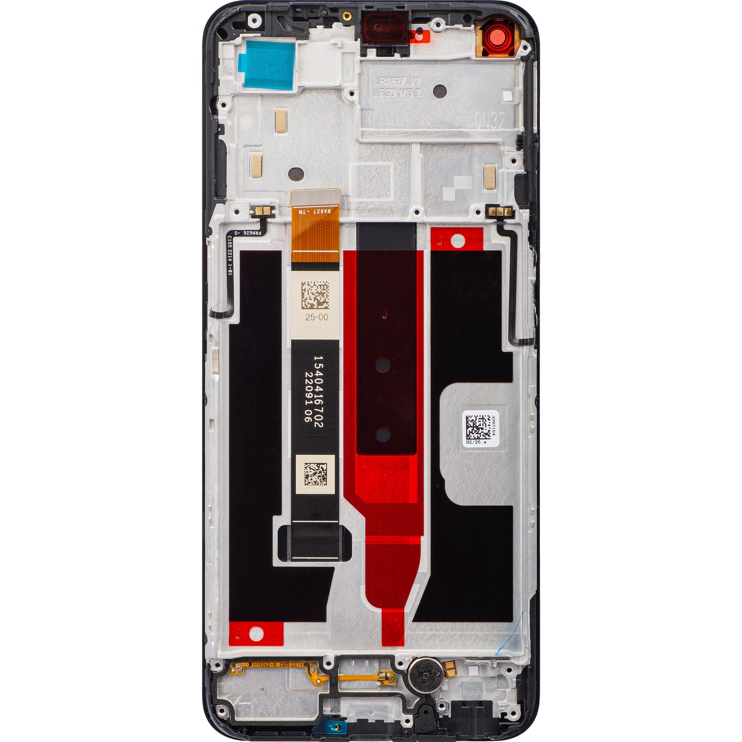 Realme 8 5G kosketusnäyttö Realme 8 5G, kehyksellä, musta, huoltopaketti 4906662