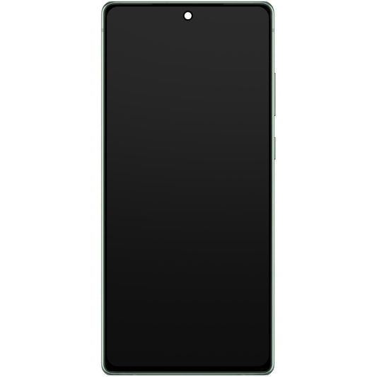 Kosketusnäyttö Samsung Galaxy Note 20 5G N981 / Note 20 N980, kehyksellä, vihreä, huoltopaketti GH82-23495C