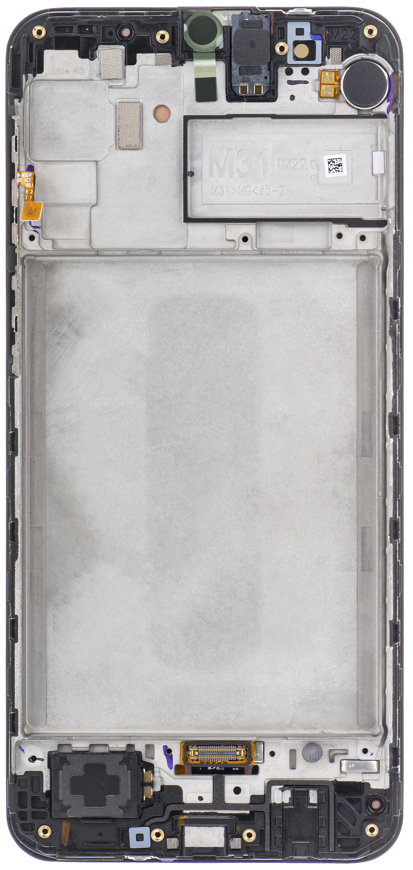 Kosketusnäyttö Samsung Galaxy M31 M315, kehyksellä, musta, huoltopaketti GH82-22405A