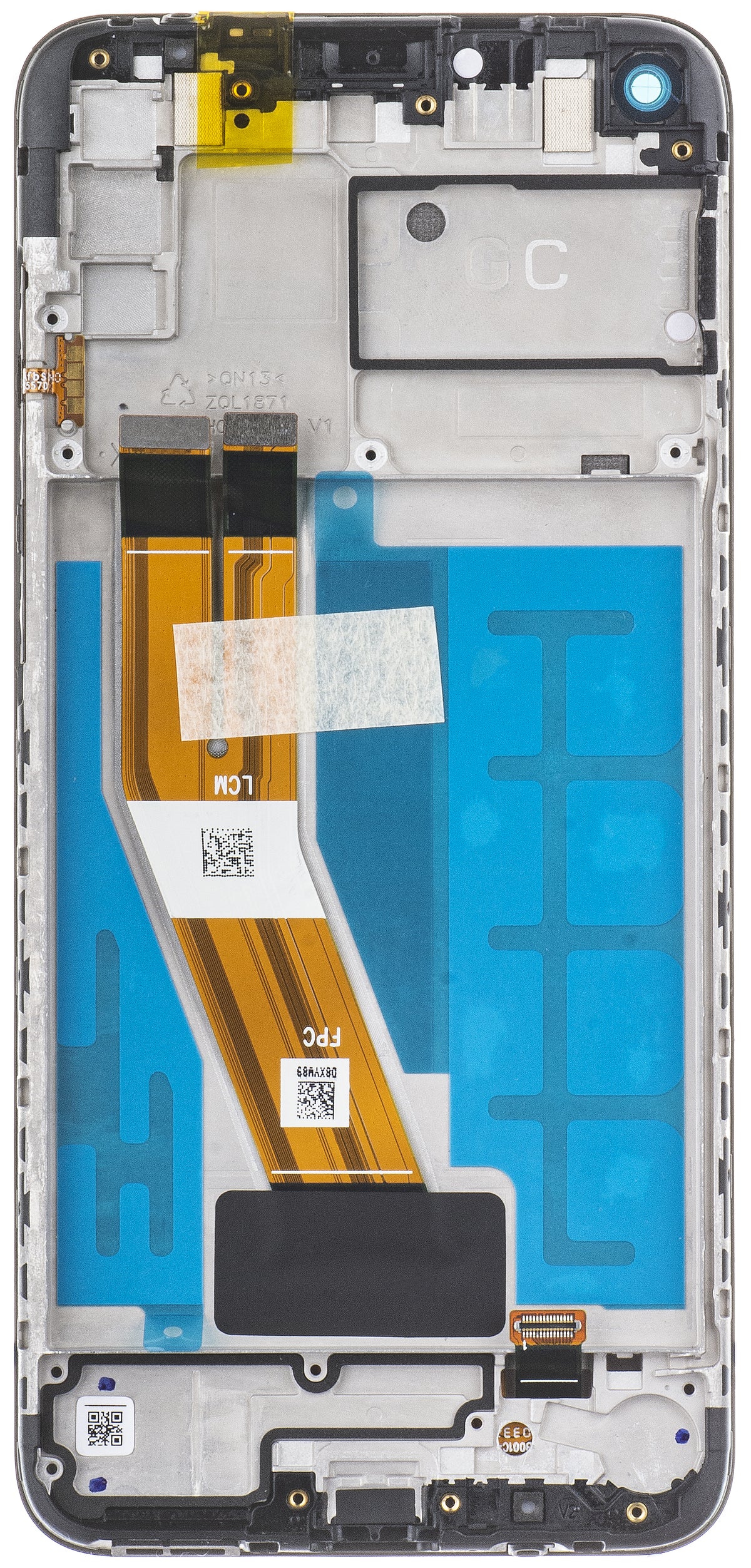 Samsung Galaxy A11 A115 kosketusnäyttö, kehys, musta, Service Pack GH81-18760A