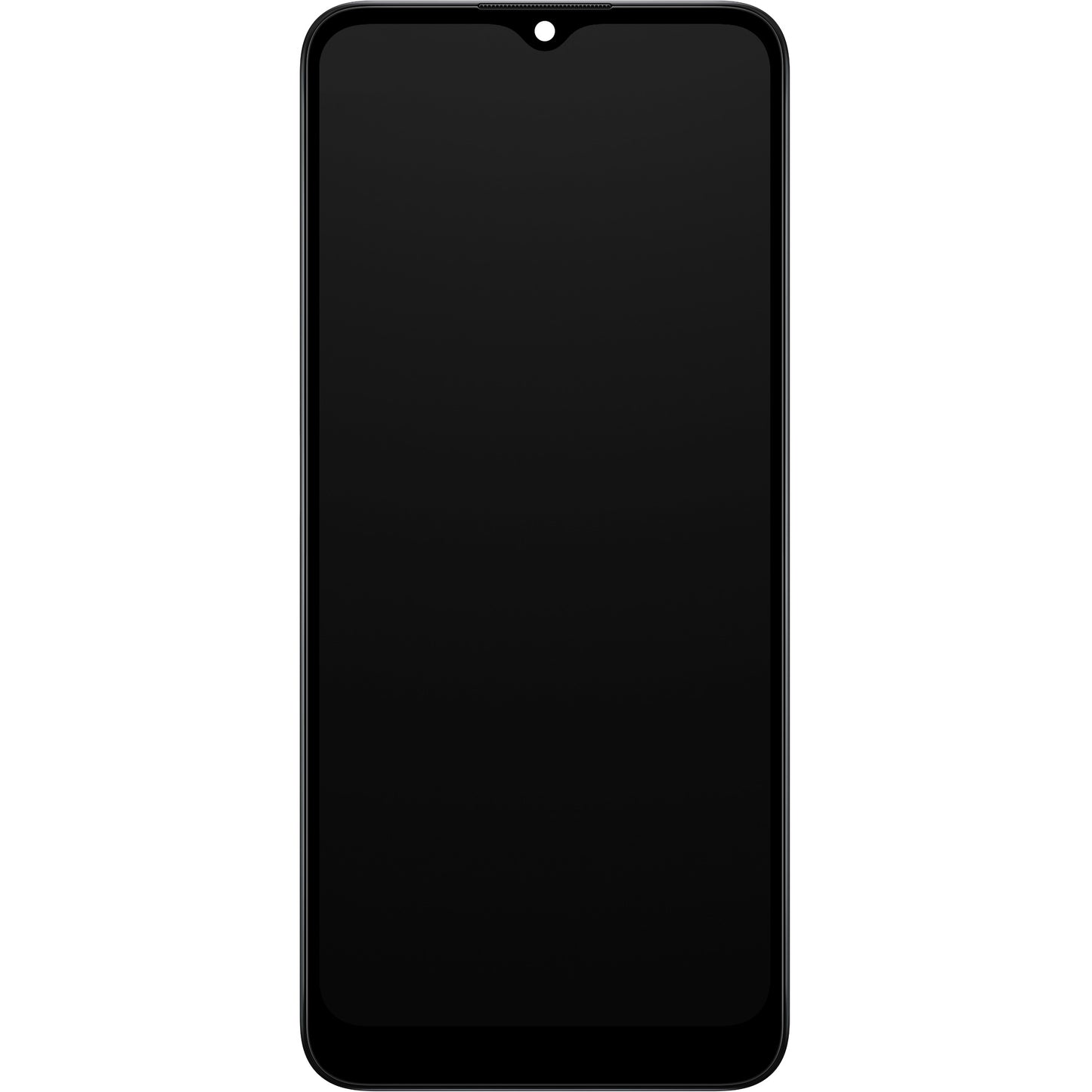 Kosketusnäyttö Samsung Galaxy A02s A025G, kehyksellä, musta, huoltopaketti GH81-20181A