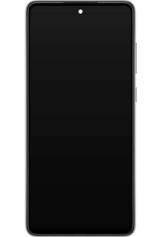 Samsung Galaxy A72 A725 / A72 5G A726 kosketusnäyttö, kehyksellä, musta, huoltopaketti GH82-25460A