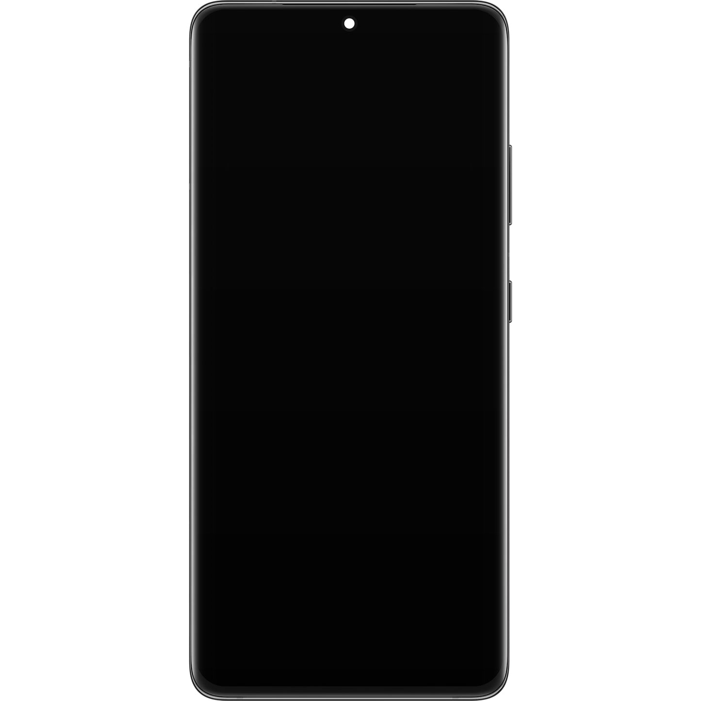 Kosketusnäyttö Samsung Galaxy S21 Ultra 5G G998, kehyksellä, musta, huoltopakkaus GH82-26035A