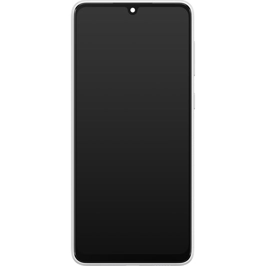 Kosketusnäyttö Samsung Galaxy A33 5G A336, kehyksellä, valkoinen, huoltopaketti GH82-28143B