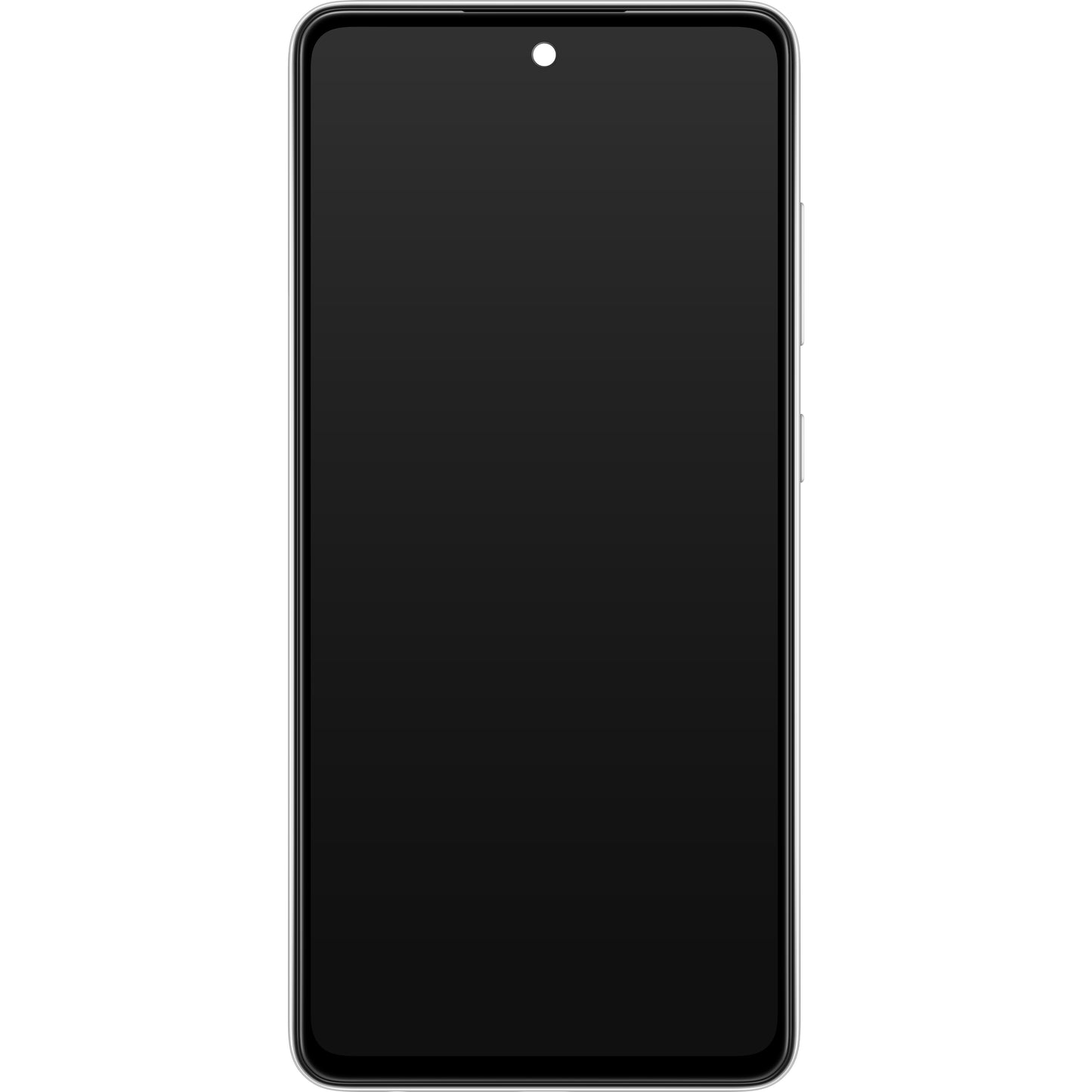 Samsung Galaxy Galaxy A52 5G A526 / A52 A525 kosketusnäyttö, kehyksellä, valkoinen, huoltopaketti GH82-25754D