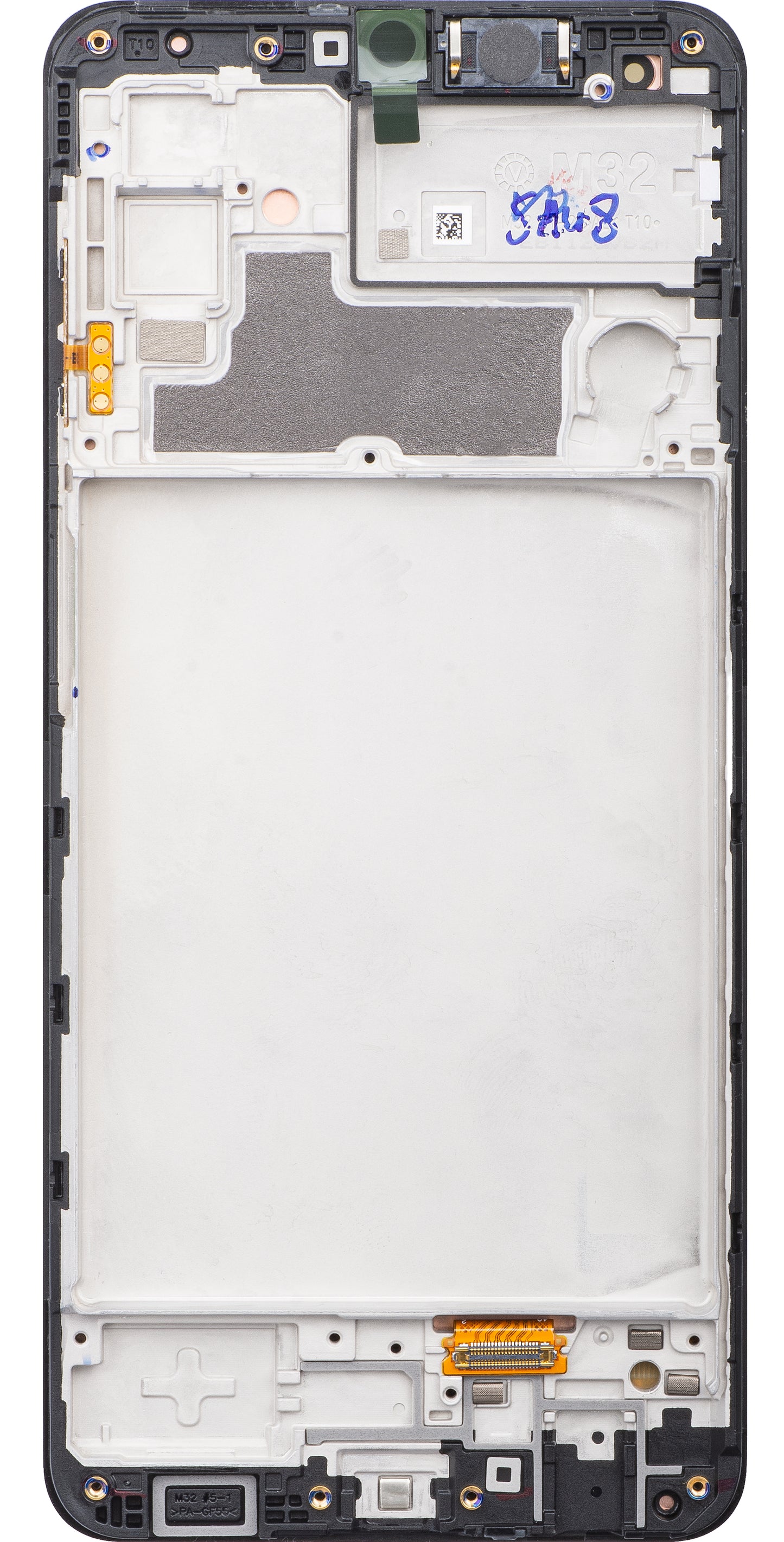 Samsung Galaxy M32 M325 kosketusnäyttö Samsung Galaxy M32 M325, kehyksellä, musta, huoltopaketti GH82-26193A