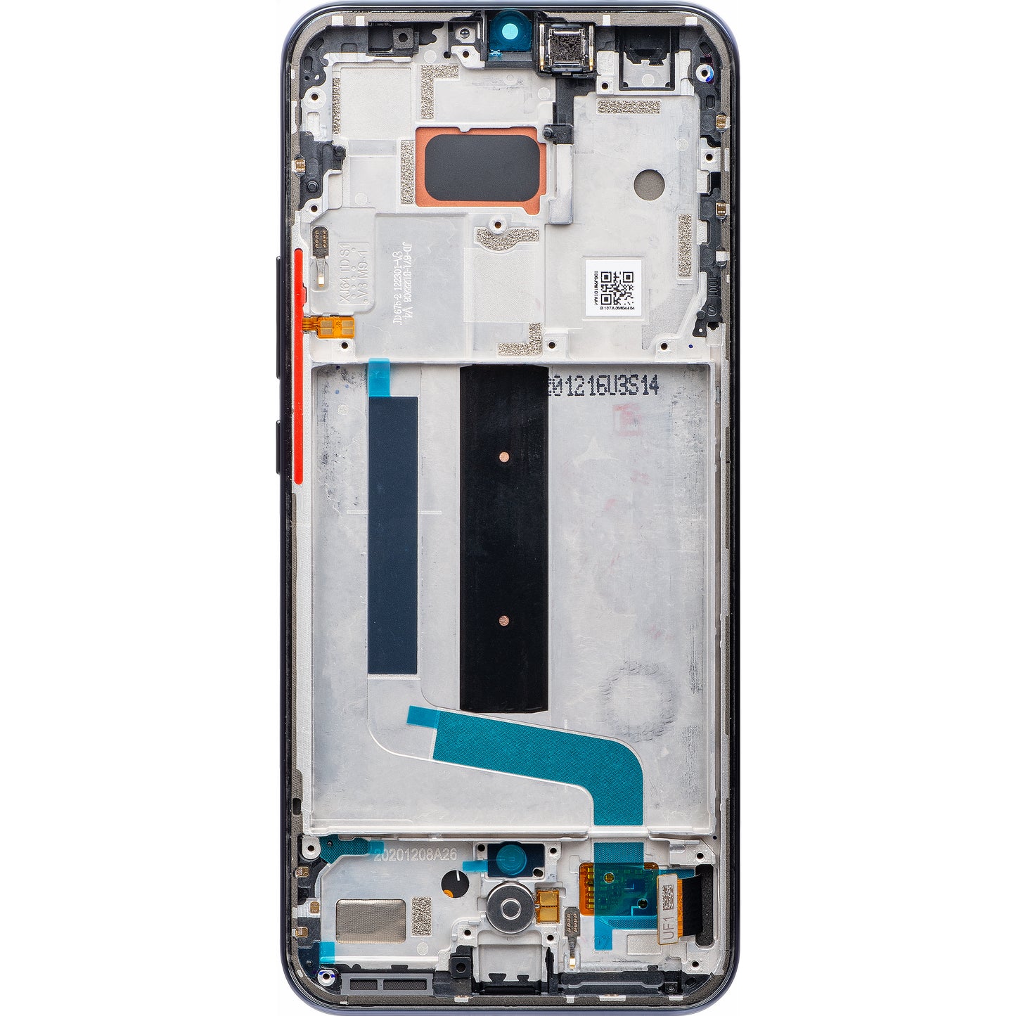 Xiaomi Mi 10 Lite 5G -kosketusnäyttö, kehys, harmaa, huoltopaketti 56000400J900