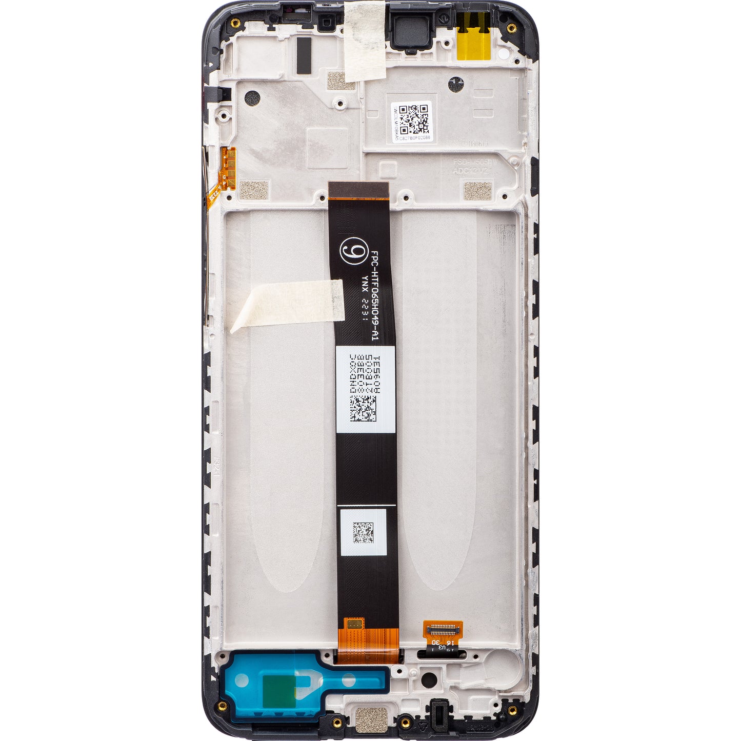 Xiaomi Redmi Redmi 9C NFC / 9C / 9A kosketusnäyttö kehyksellä, musta, huoltopaketti 5600070C3L00