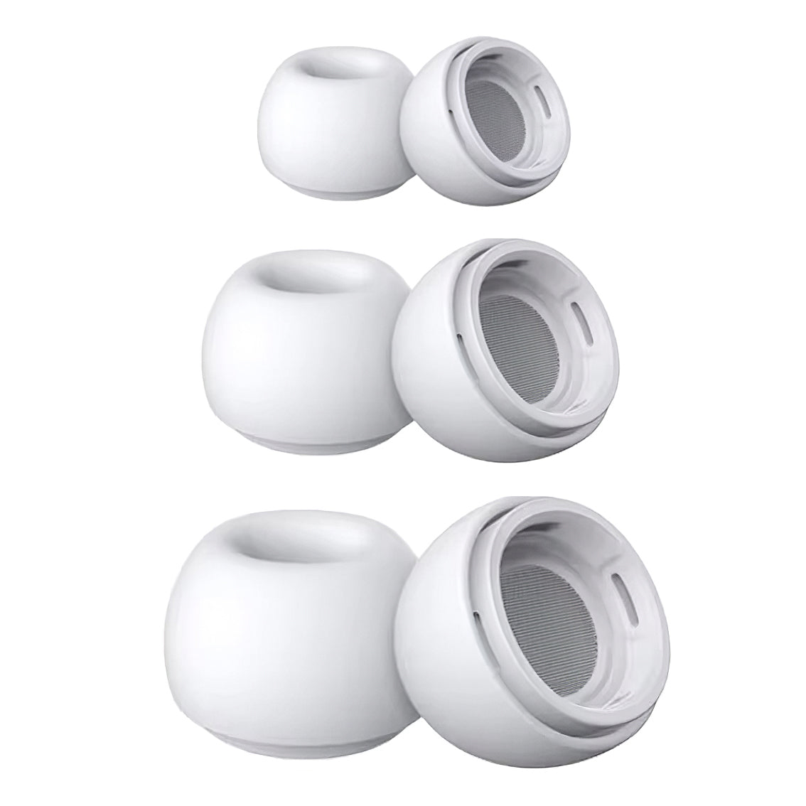 Tech-Protect Ear Tips for Apple AirPods Pro Series, Size S / M / L, White