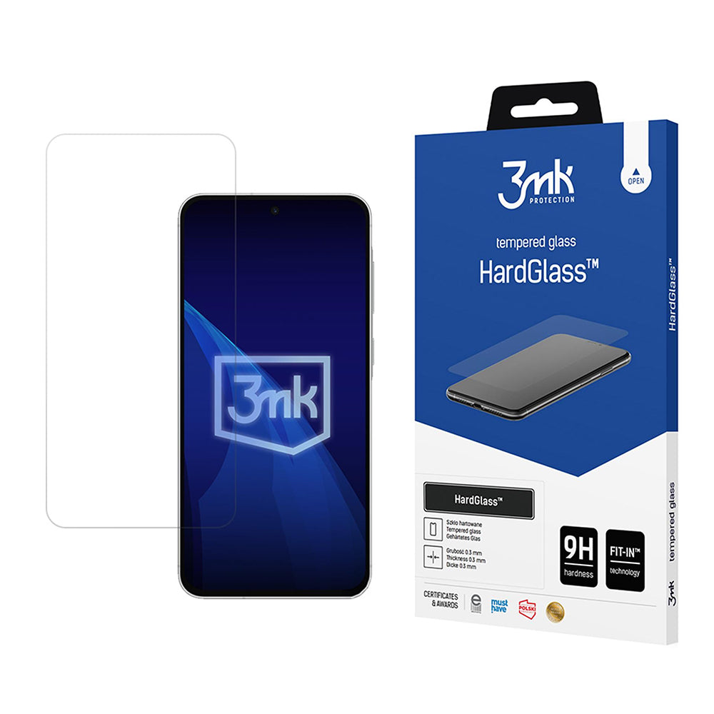 3MK HardGlass näytönsuoja Samsung Galaxy A57 5G:lle, turvalasi, täysiliimainen