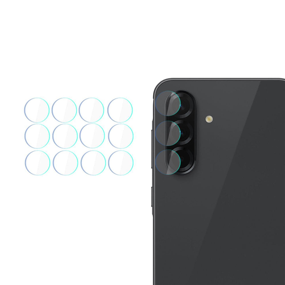 3MK Protection takakameran suojakalvo Samsung Galaxy A57 5G / A37 5G:lle, karkaistu lasi, 4 kappaleen setti, läpinäkyvä