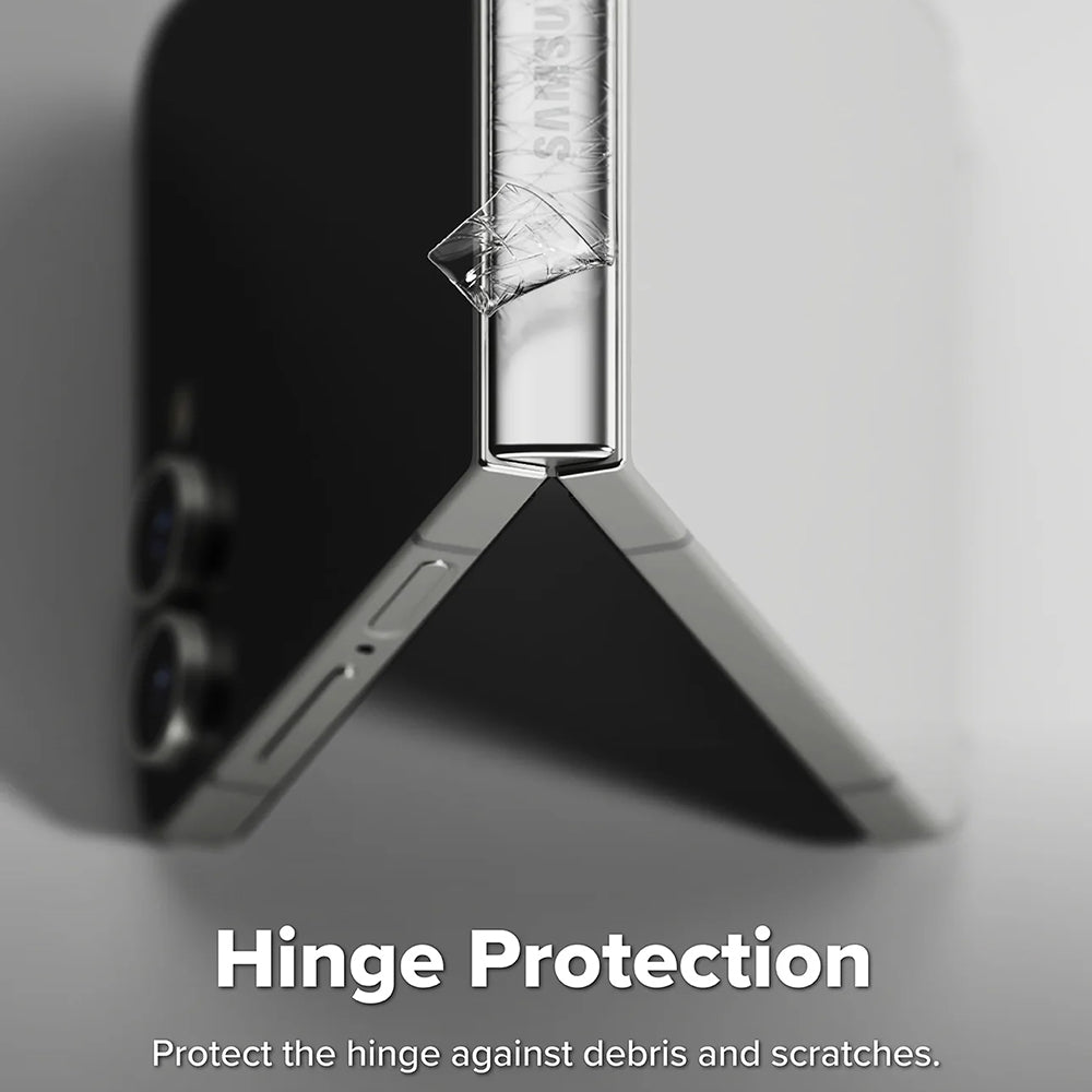 Ringke-saranasuojakalvo Samsung Galaxy Z Flip7 F766:lle, muovia, 2 kappaleen setti