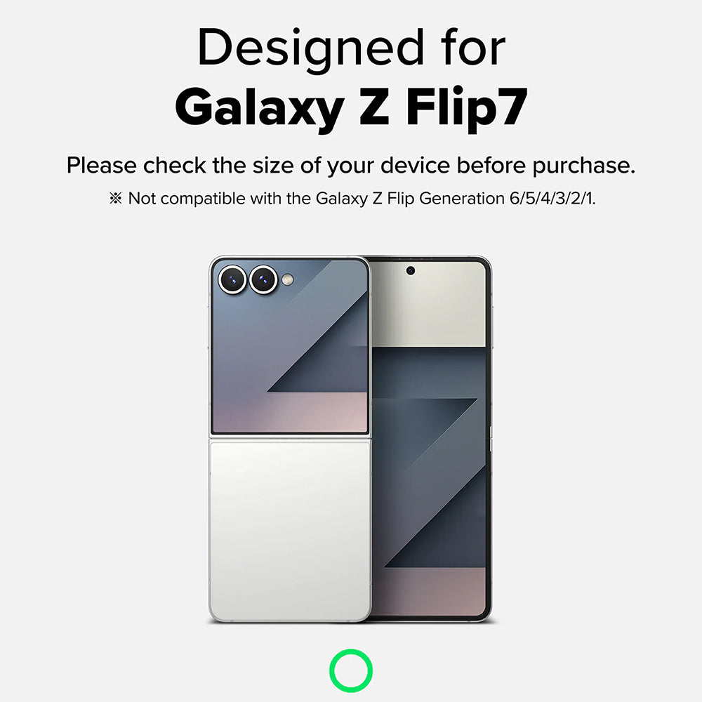 Ringke-saranasuojakalvo Samsung Galaxy Z Flip7 F766:lle, muovia, 2 kappaleen setti