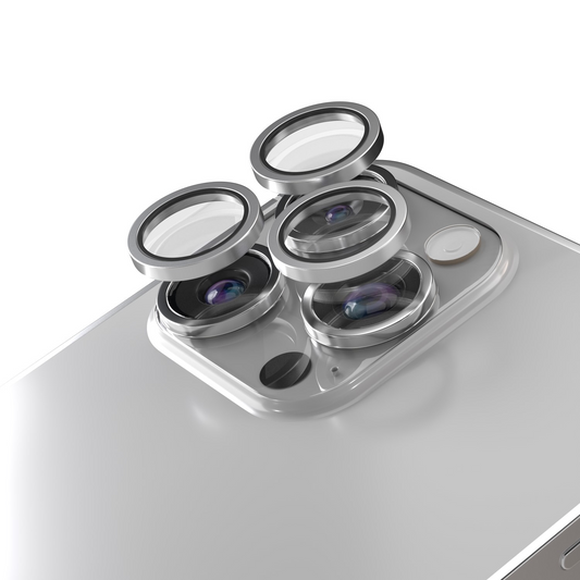Etteri takakameran suojakalvo Apple iPhone 16 Pro Max / 16 Pro -suojalasille, Harmaa