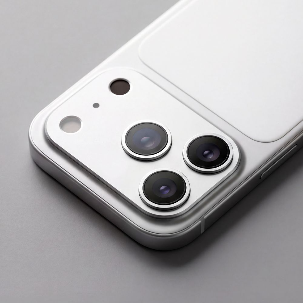 Takakameran suojakalvo Tech-Protect CamFull Fit+ Apple iPhone 18 Prolle, karkaistu lasi, hopea
