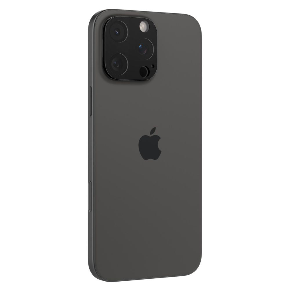 Spigen GlastR Optik -takakameran suojakalvo Apple iPhone 16 Pro Maxille, Panssarilasi, 2 kappaleen setti, Musta AGL05273