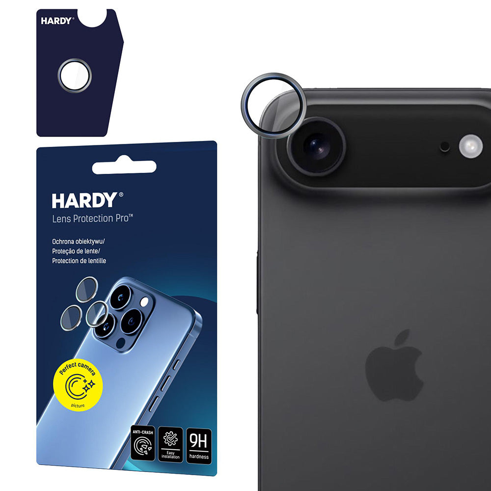 Takakameran suojakalvo 3MK Hardy Protection Pro Apple iPhone 17 Air, Panssarilasi, Harmaa