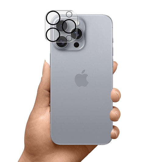 3MK Pro Full Cover takakameran suojakalvo Apple iPhone 16 Pro Max / 16 Pro -malleihin, karkaistu lasi, musta