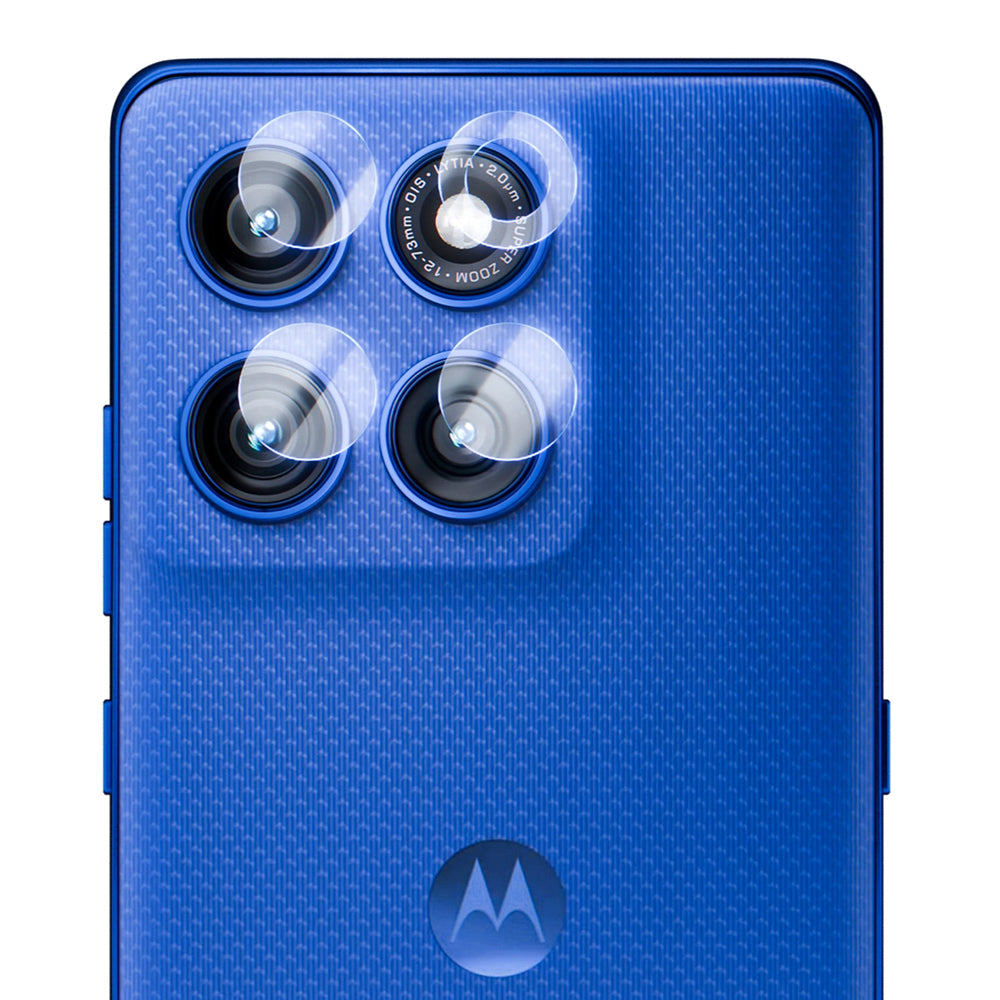 3MK Protection takakameran suojakalvo Motorola Edge 60 Pro:lle, joustava lasi, 4 kappaleen setti, läpinäkyvä