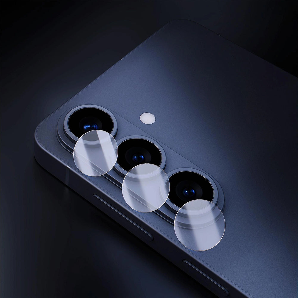 Takakameran suojakalvo 3MK Protection Samsung Galaxy S26 Plus S947:lle, Panssarilasi, 4 kappaleen setti, Läpinäkyvä