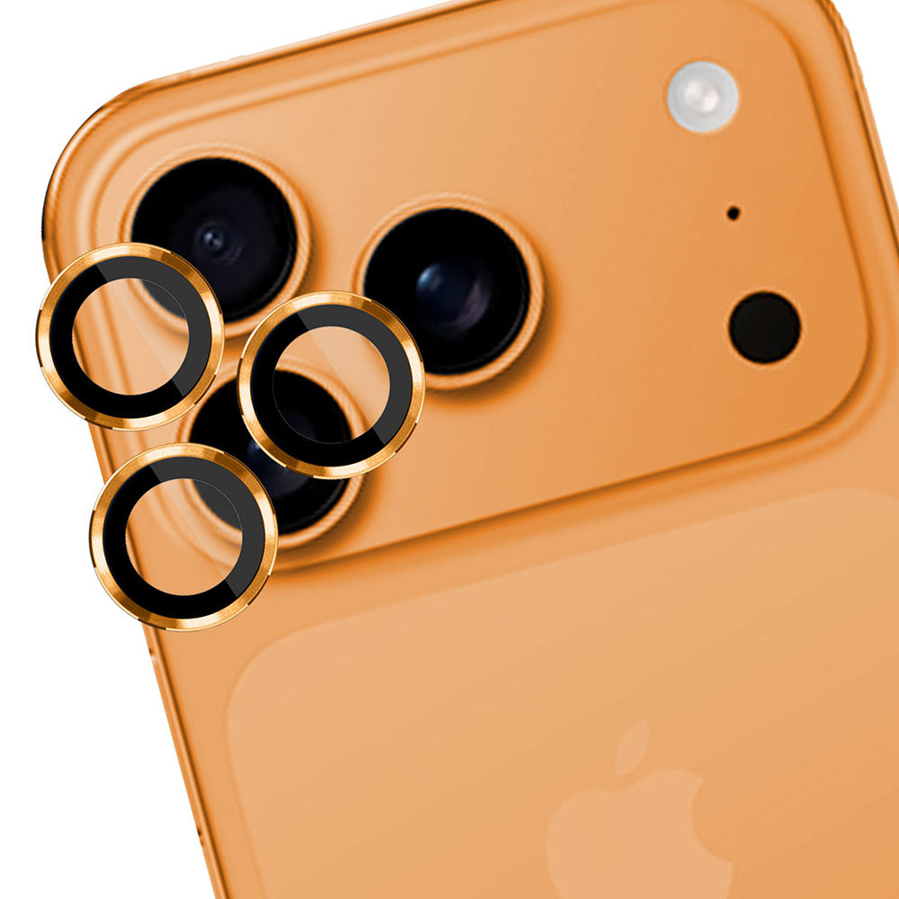 Takakameran suojakalvo 3MK Protection Pro Apple iPhone 17 Pro Max / 17 Pro, Karkaistu lasi, Oranssi