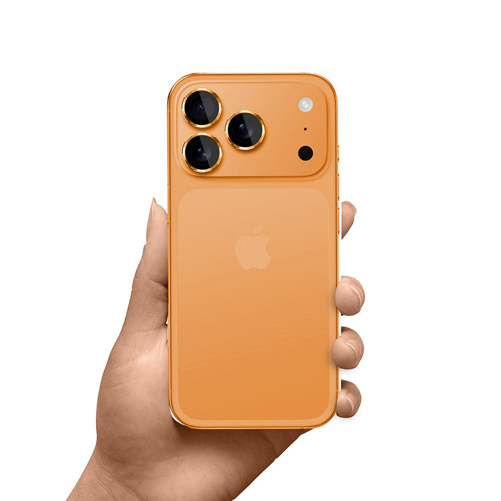 Takakameran suojakalvo 3MK Protection Pro Apple iPhone 17 Pro Max / 17 Pro, Karkaistu lasi, Oranssi