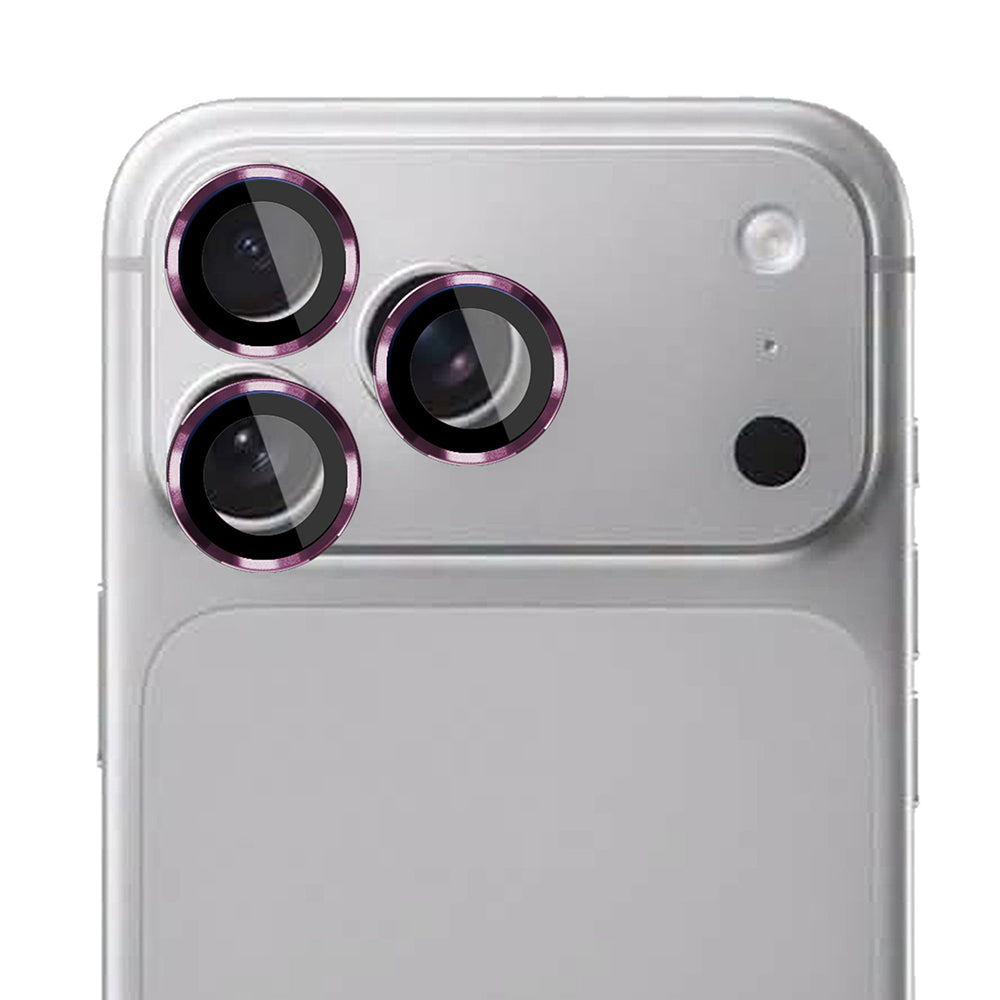 3MK Protection Pro takakameran suojakalvo Apple iPhone 18 Pro / 18 Pro Max -puhelimille, karkaistu lasi, viininpunainen