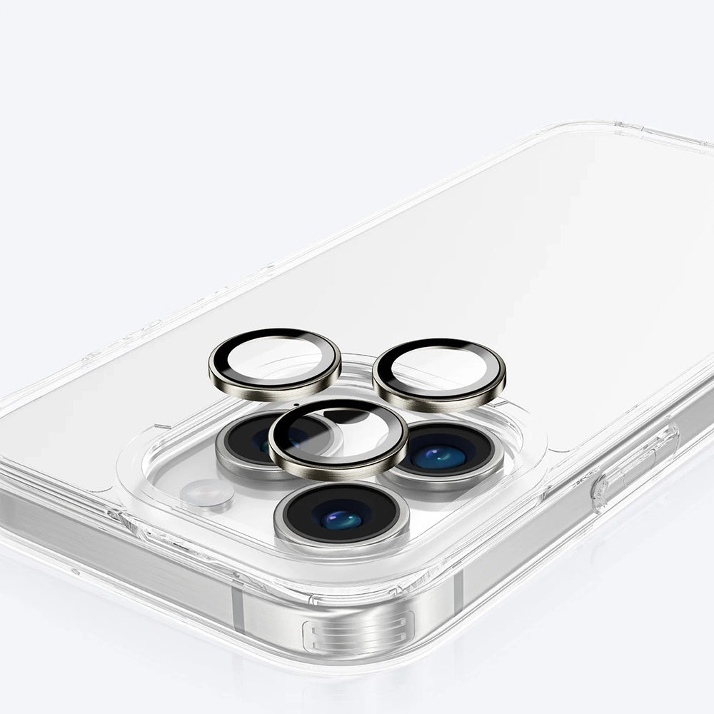 Anank AR takakameran suojakalvo Apple iPhone 17 Pro Max / 17 Pro, karkaistu lasi, hopea