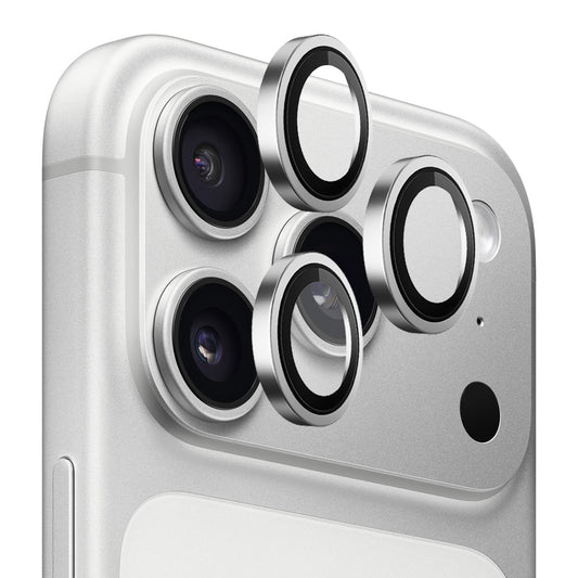 Blueo 99 Anti-Reflective HD Back Camera Protection Film for Apple iPhone 17 Pro Max / 17 Pro, Tempered Glass, Silver