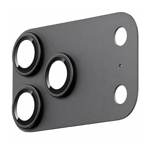Blueo Integrated Metal -suojakalvo takakameralle Apple iPhone 18 Pro -puhelimeen, karkaistua lasia, musta
