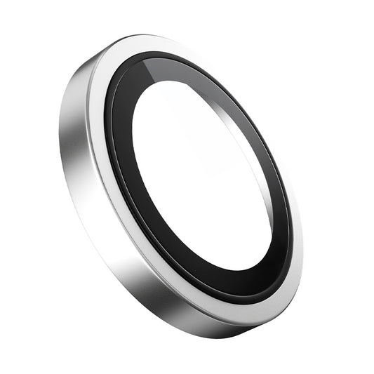 Blueo Metal Frame -takakameran suojakalvo Apple iPhone 17:lle, karkaistu lasi, hopeanvärinen