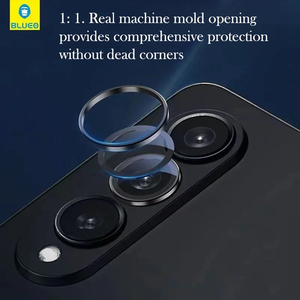 Blueo takakameran suojakalvo Samsung Galaxy Z Fold8 Ultra F976 / Z Fold7 F966 -puhelimille, karkaistu lasi, musta