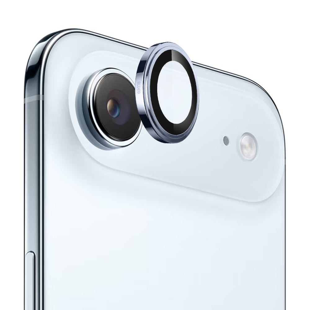 Blueo Sapphire Crystal -takakameran suojakalvo Apple iPhone 17 Airille, Panssarilasi, Sininen