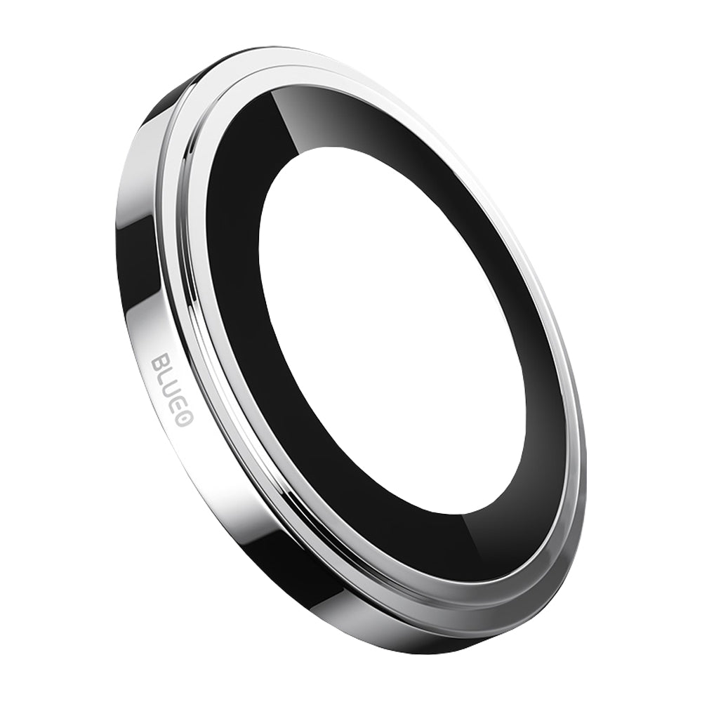 Blueo Sapphire Crystal -takakameran suojakalvo Apple iPhone 17 Pro Max / 17 Pro, karkaistu lasi, hopeanvärinen
