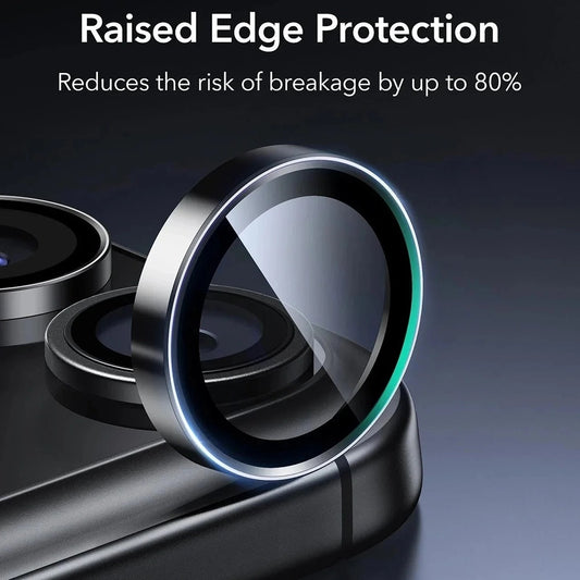 ESR Armorite-suojakalvo Apple iPhone 17 Pro Max -puhelimen takakameralle, karkaistu lasi, 2 kappaleen setti, musta