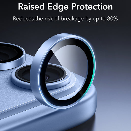 ESR Armorite takakameran suojakalvo Apple iPhone 18 Pro / 18 Pro Max -puhelimille, karkaistu lasi, sininen