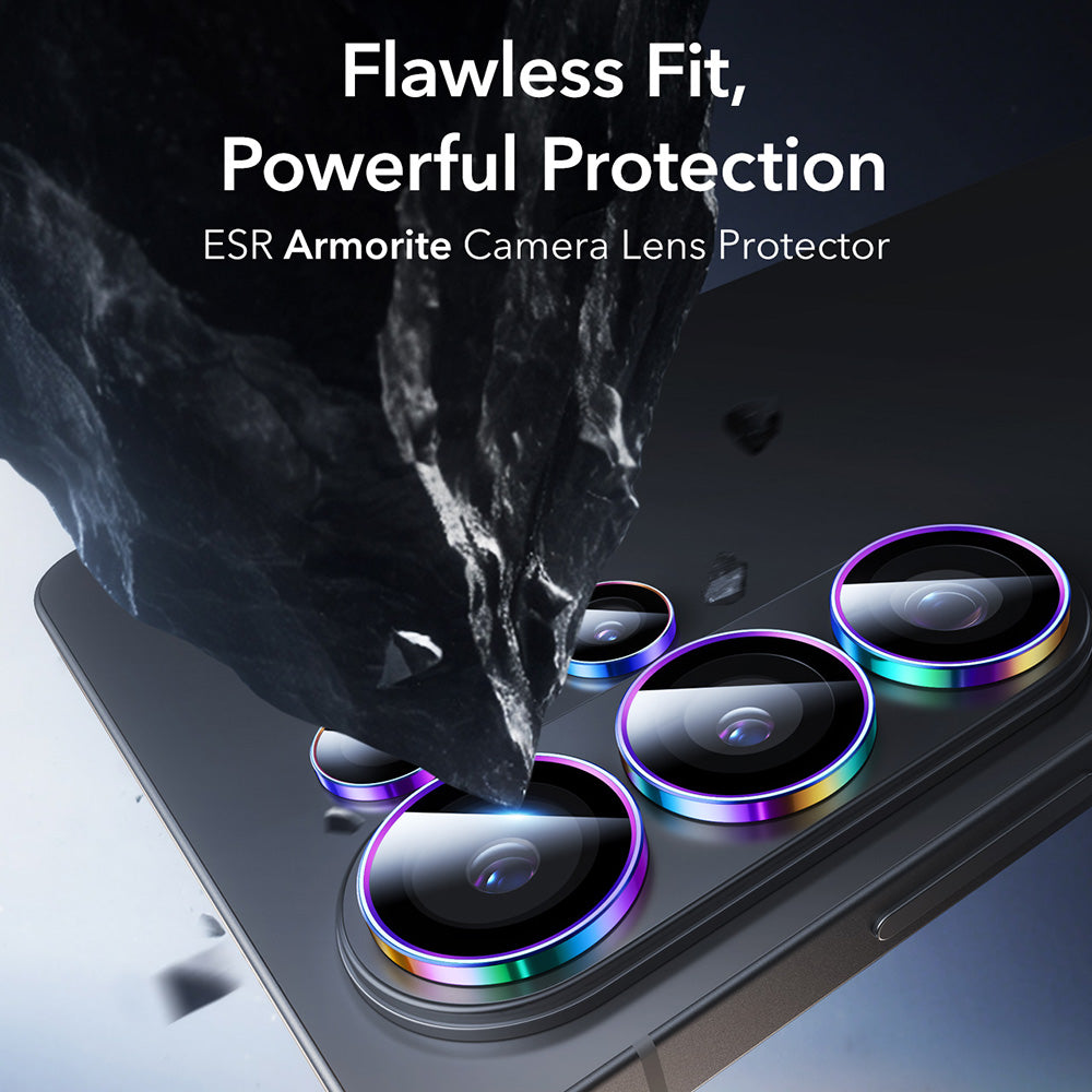 Takakameran suojakalvo ESR Armorite Samsung Galaxy S26 Ultra S948:lle, Karkaistu lasi, Monivärinen