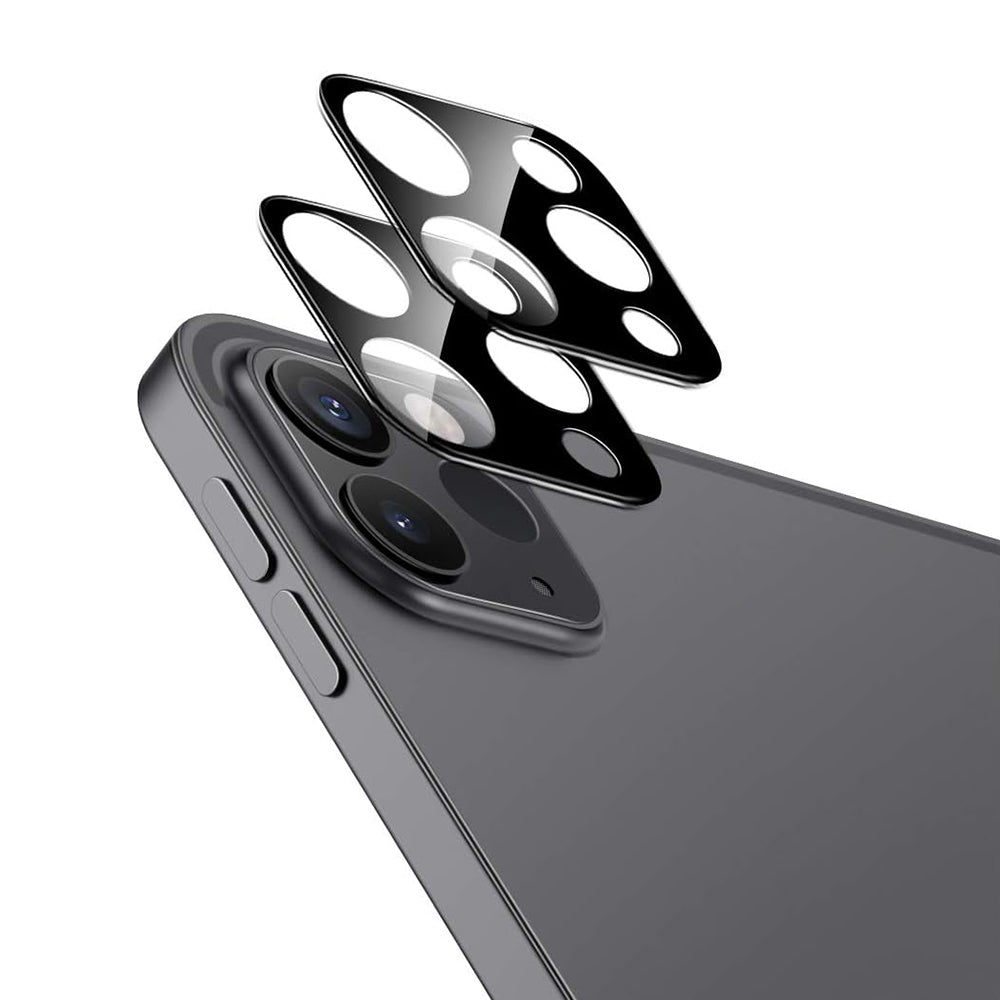 ESR:n takakameran suojakalvo Apple iPad Pro 13 (2024) / Pro 11 (2022) / Pro 12.9 (2022) varten, Karkaistu lasi, 2 kappaleen setti, Musta