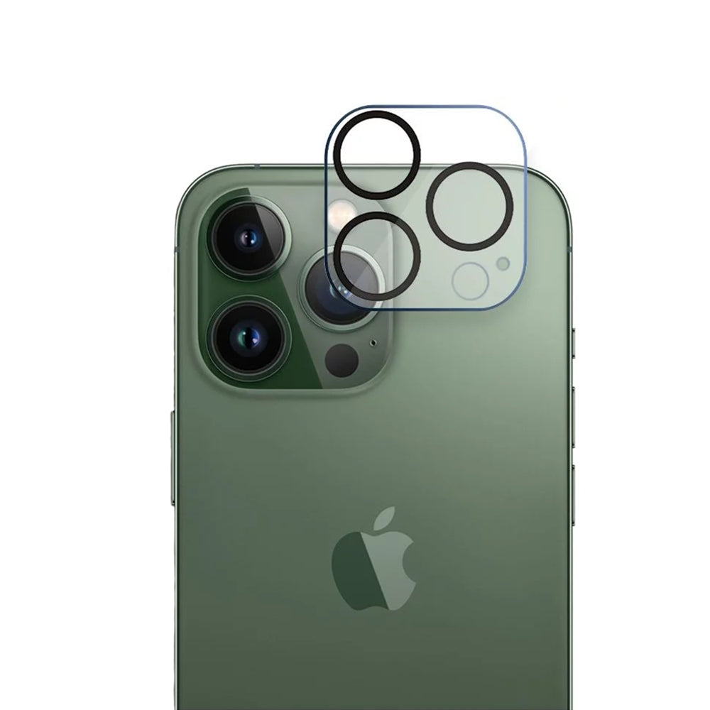 Lito S+ takakameran suojakalvo Apple iPhone 14 Pro Max / 14 Pro -puhelimelle, karkaistu lasi, musta