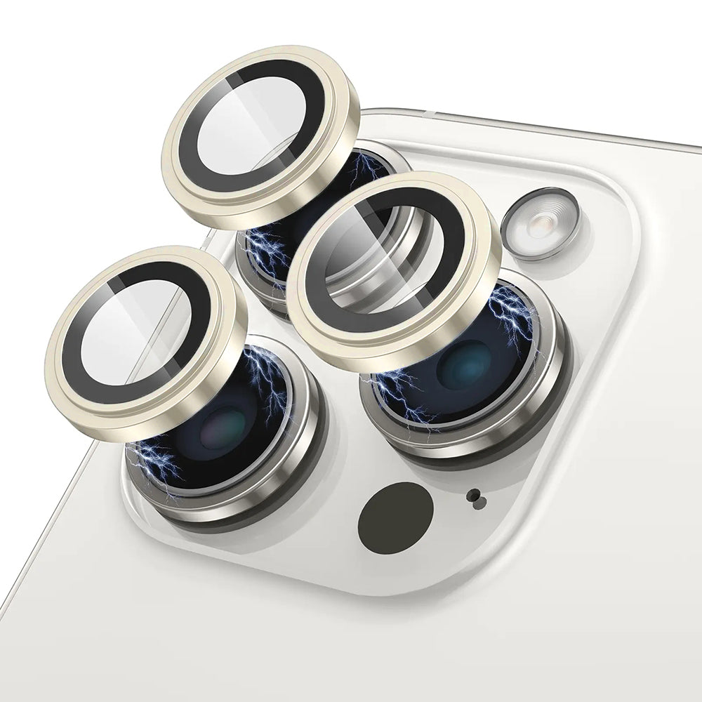 Suojakalvo Lito S+ Apple iPhone 17 Pro Max / 17 Pro takakameralle, Karkaistu lasi, Keltainen
