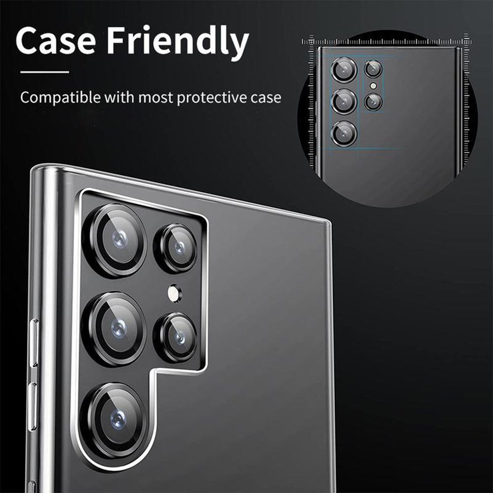 Lito S+ Rear Camera Protective Film for Samsung Galaxy S25 Ultra S938, Tempered Glass, Silver