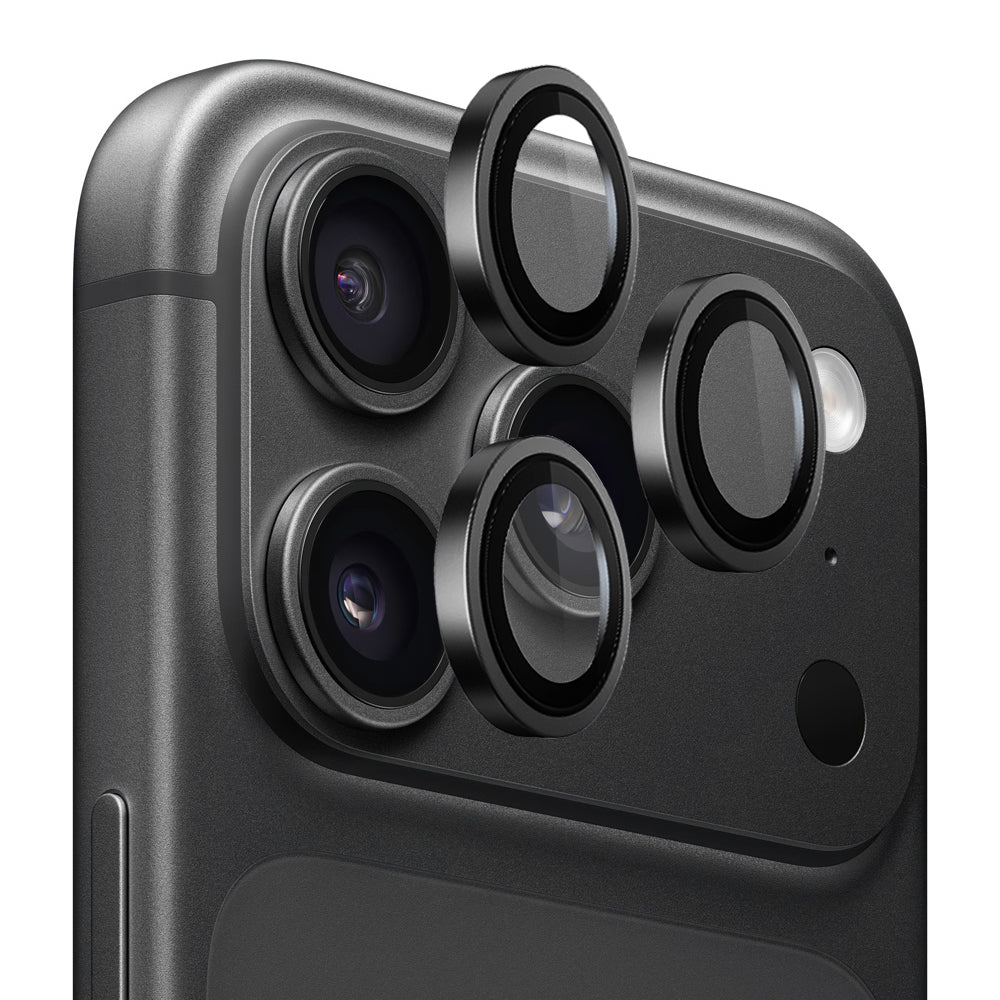 Lito Titanium AR takakameran suojakalvo Apple iPhone 18 Pro / 18 Pro Max -puhelimille, karkaistu lasi, musta