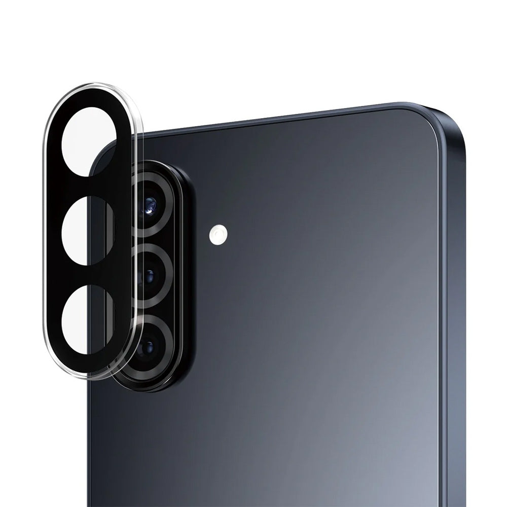 PanzerGlass Hoops -takakameran suojakalvo Samsung Galaxy A36 A366 -puhelimille, Karkaistu lasi, Läpinäkyvä