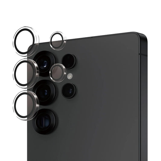 PanzerGlass Hoops Rear Camera Protector for Samsung Galaxy S25 Ultra S938, Tempered Glass, Transparent