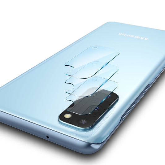 Ringke IDGL takakameran suojakalvo Samsung Galaxy S20 5G G981 / S20 G980, karkaistu lasi, 3 kappaleen setti, läpinäkyvä