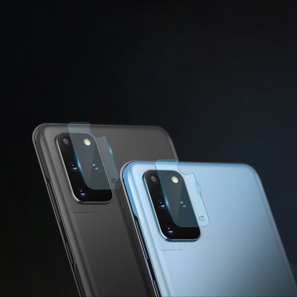 Takakameran suojakalvo Ringke IDGL Samsung Galaxy S20+ 5G G986 / S20+ G985, Karkaistu lasi, 3 kappaleen setti, Läpinäkyvä