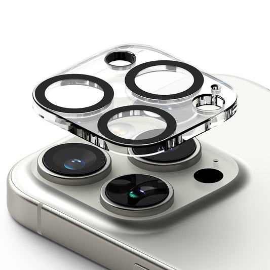 Ringke-suojakalvo Apple iPhone 16 Pro Max / 16 Pro -puhelimen takakameralle, karkaistu lasi, 2 kappaleen setti, läpinäkyvä