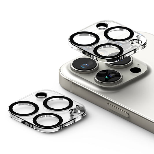 Ringke-suojakalvo Apple iPhone 16 Pro Max / 16 Pro -puhelimen takakameralle, karkaistu lasi, 2 kappaleen setti, läpinäkyvä