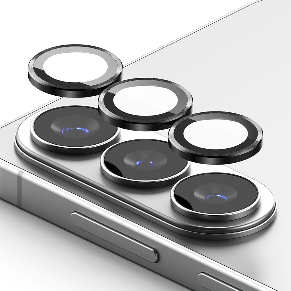 Suojakalvo Ringke takakameralle Samsung Galaxy S26 Plus S947 / S26, Karkaistu lasi, 2 kappaleen setti, Musta