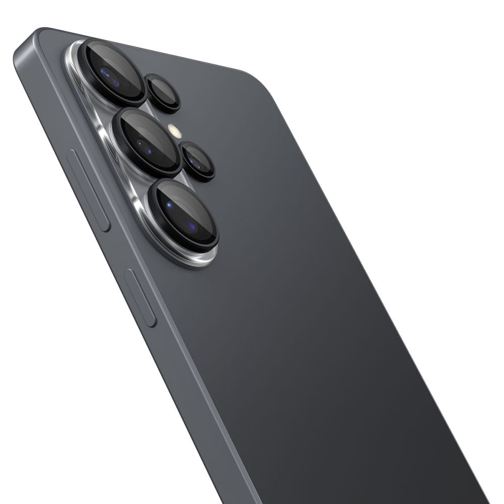 Takakameran suojakalvo Spigen GlastR EZ FIT Optik Pro HD Samsung Galaxy S26 Ultra S948:lle, Panssarilasi, 2 kappaleen setti, Musta